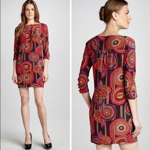 Trina Turk Medallion Mandala Silk Dress Size 6